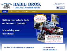 Tablet Screenshot of habib-bros.com.au